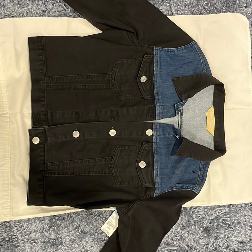 Black and Denim Jacket
